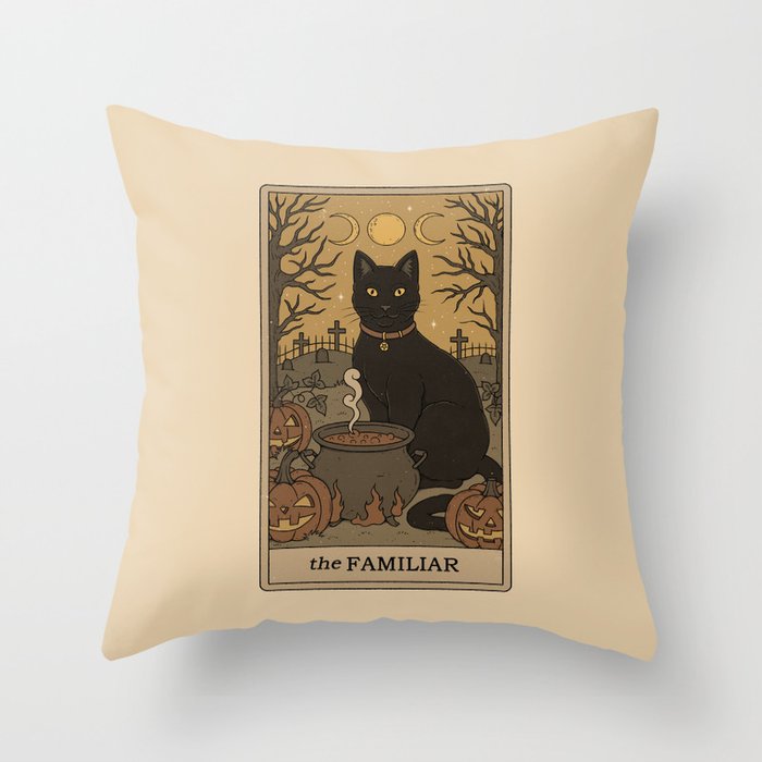 The Familiar Throw Pillow Gallery Image 1
