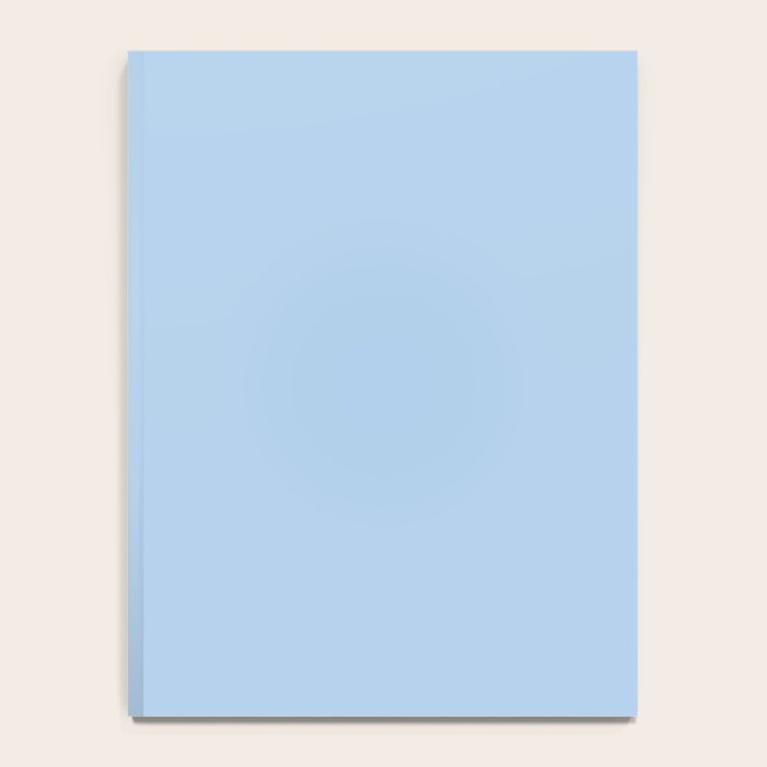 Baby Blue Solid Soft Pastel Color Notebook Gallery Image 4