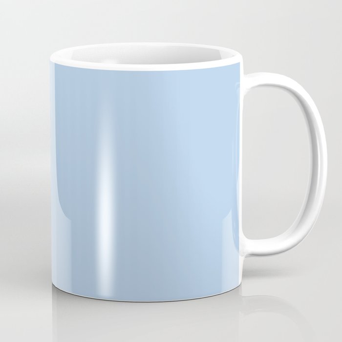 Baby Blue Solid Soft Pastel Color Coffee Mug Gallery Image 1