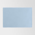 Baby Blue Solid Soft Pastel Color Rug Gallery Image 2