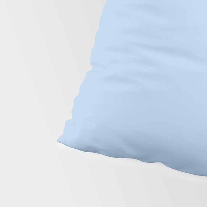 Baby Blue Solid Soft Pastel Color Pillow Sham Gallery Image 4