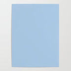 Baby Blue Solid Soft Pastel Color Poster Gallery Image 4