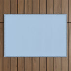 Baby Blue Solid Soft Pastel Color Outdoor Rug Gallery Image 1