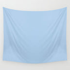 Baby Blue Solid Soft Pastel Color Wall Tapestry Gallery Image 4