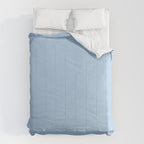 Baby Blue Solid Soft Pastel Color Comforter Gallery Image 6