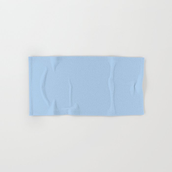 Baby Blue Solid Soft Pastel Color Bath Towel Gallery Image 1