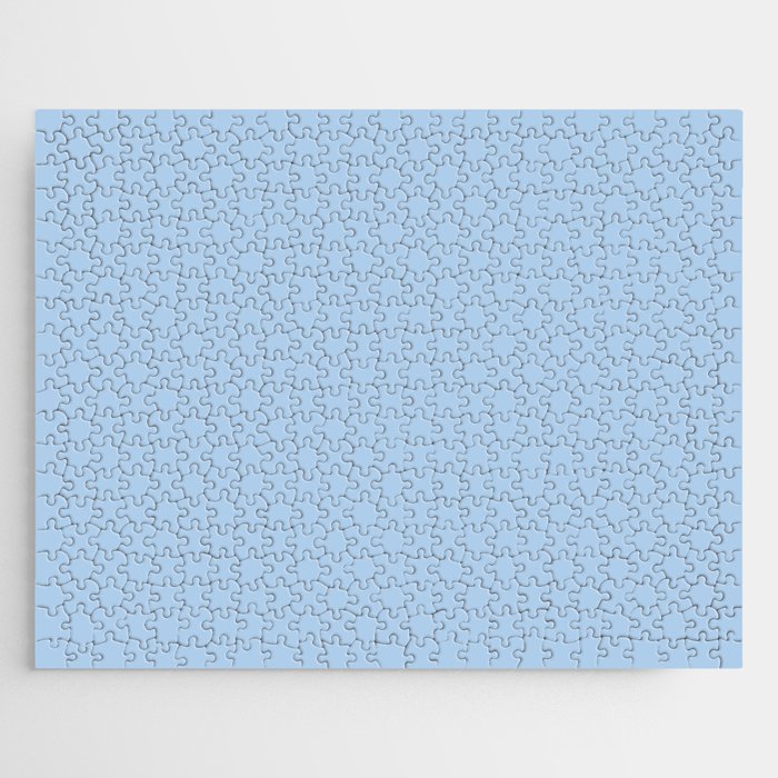 Baby Blue Solid Soft Pastel Color Jigsaw Puzzle Gallery Image 1