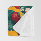 Strawberry Fields Forever IV Throw Blanket Gallery Image 3