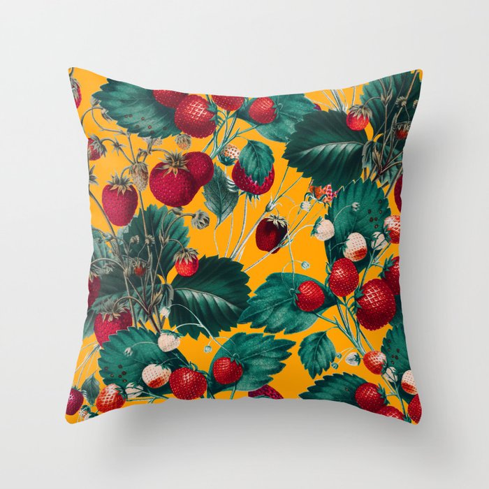 Strawberry Fields Forever IV Throw Pillow Gallery Image 6