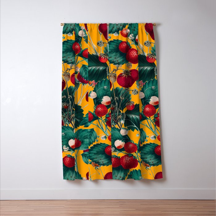 Strawberry Fields Forever IV Window Curtain Gallery Image 3