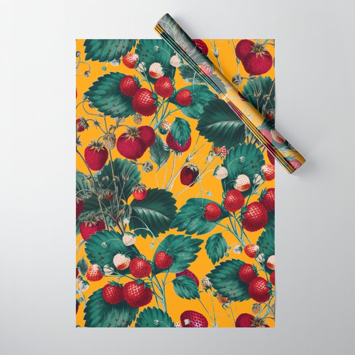 Strawberry Fields Forever IV Wrapping Paper Gallery Image 1
