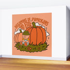 Dreaming of Pumpkins Wall Mural Gallery Image 2