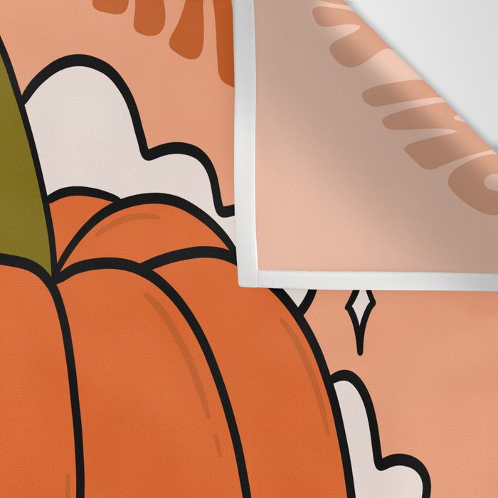 Dreaming of Pumpkins Wall Tapestry Gallery Image 3