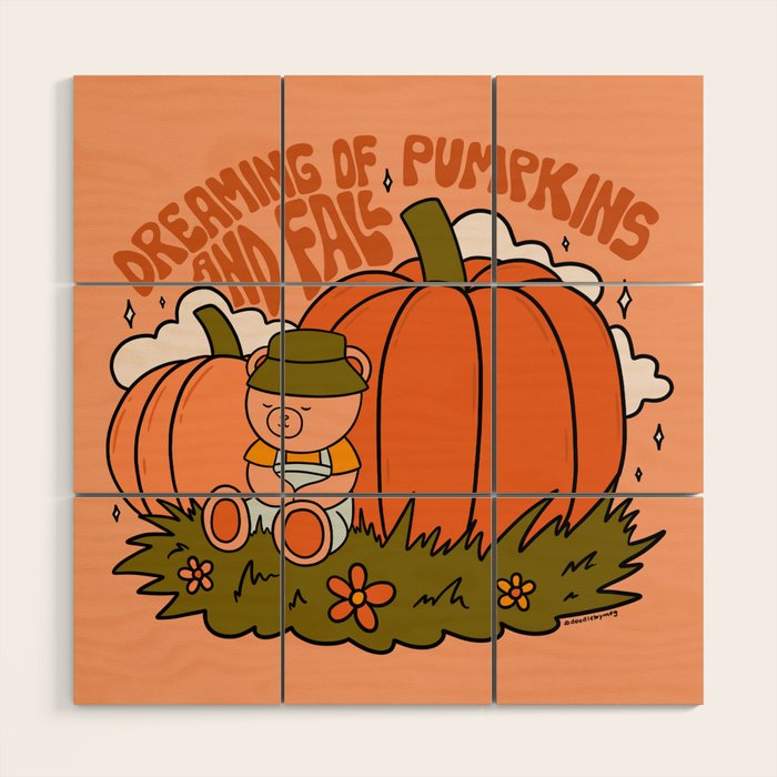 Dreaming of Pumpkins Wood Wall Art Gallery Image 1