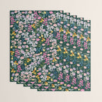 Wildflower Field on Pine Grove - Pink, Orange, Blue, & Purple Wrapping Paper Gallery Image 3