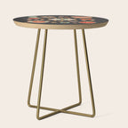 Sacred heart symbols & stars | Fall colors Side Table Gallery Image 1