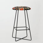 Sacred heart symbols & stars | Fall colors Stool Gallery Image 1