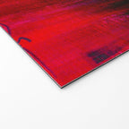 Red and Black Abstract Welcome Mat Gallery Image 2