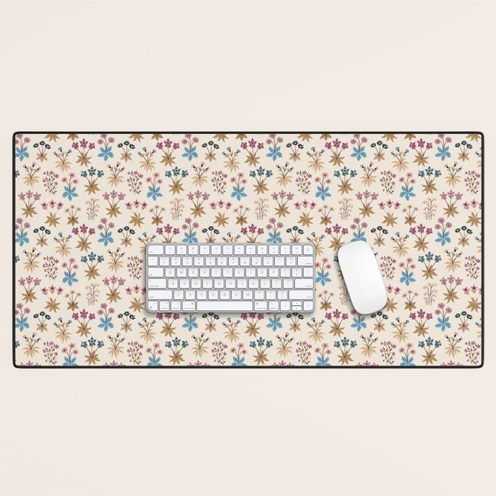 Winter Botanica - Tapestry In Cream Desk Mat Gallery Image 1