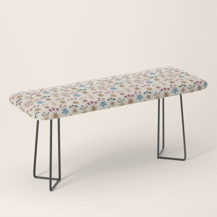Winter Botanica - Tapestry In Cream Bench Gallery Image 1