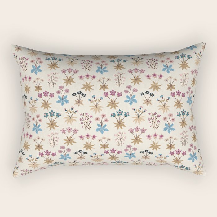 Winter Botanica - Tapestry In Cream Rectangular Pillow Gallery Image 2
