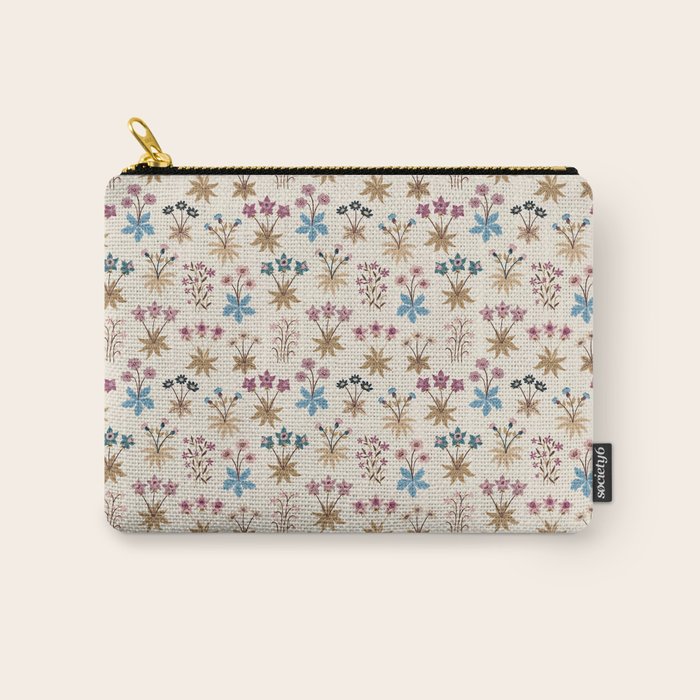 Winter Botanica - Tapestry In Cream Carry All Pouch Gallery Image 1