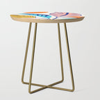 Summer Tropical Plant Still Life Side Table Gallery Image 1