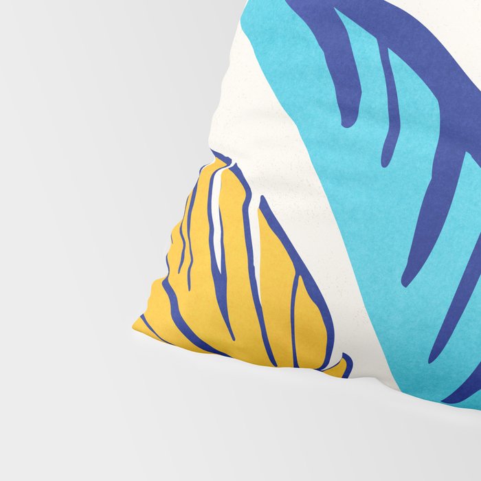 Summer Tropical Plant Still Life Pillow Sham Gallery Image 4