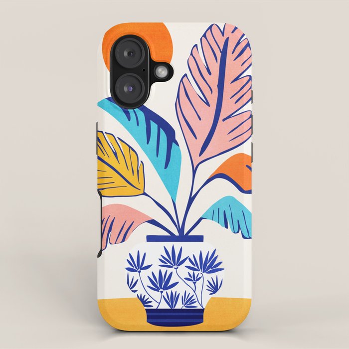 Summer Tropical Plant Still Life iPhone Case Gallery Image 1