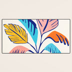 Summer Tropical Plant Still Life Desk Mat Gallery Image 3