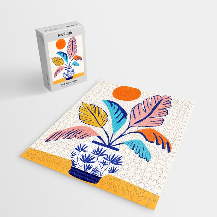 Summer Tropical Plant Still Life Jigsaw Puzzle Gallery Image 2