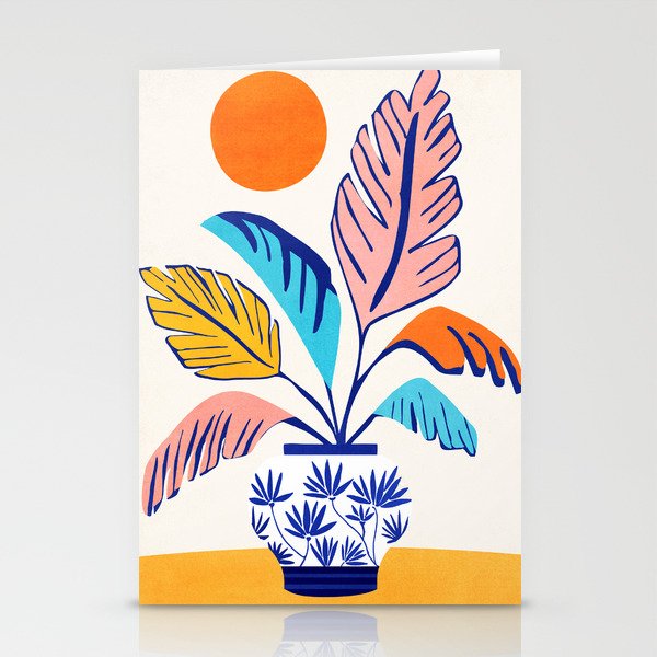 Summer Tropical Plant Still Life Stationery Card Gallery Image 2