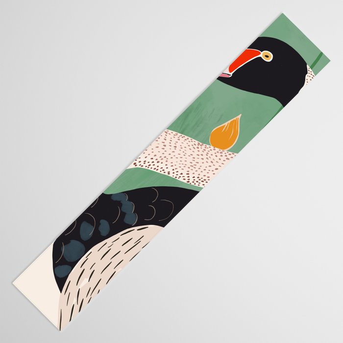 Swan in Flowers Table Runner Gallery Image 3