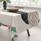 Swan in Flowers Tablecloth Gallery Image 3