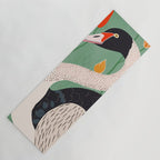 Swan in Flowers Yoga Mat Gallery Image 1