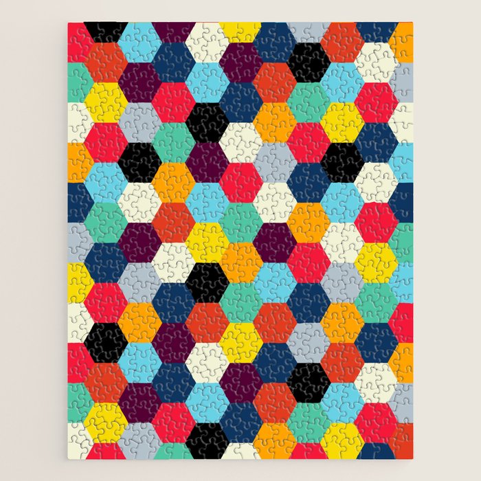 Eclectic Tiles | Mid Century Pattern Jigsaw Puzzle Gallery Image 1