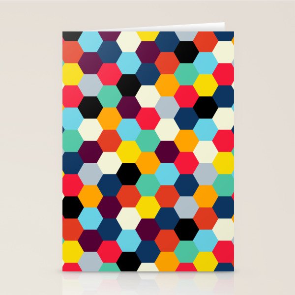 Eclectic Tiles | Mid Century Pattern Stationery Card Gallery Image 2