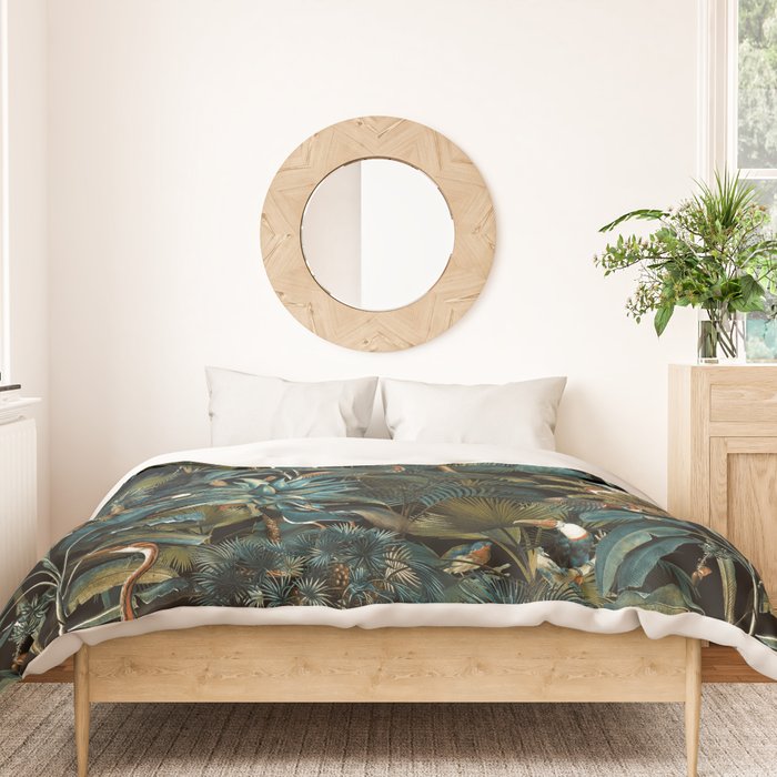 Jungle and Birds Duvet Cover Gallery Image 3