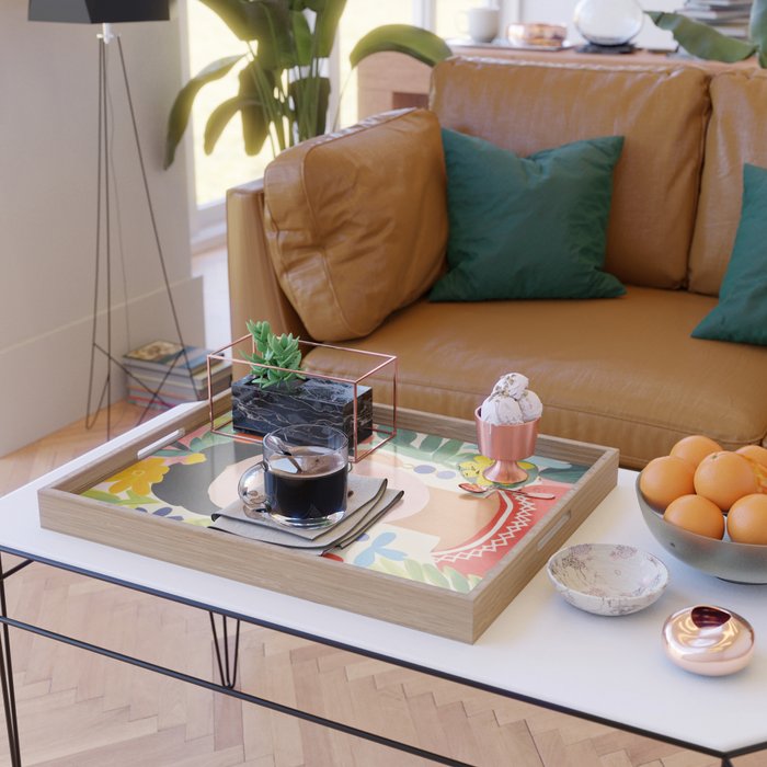 Garden Girl Summer Beauty Serving Tray Gallery Image 2