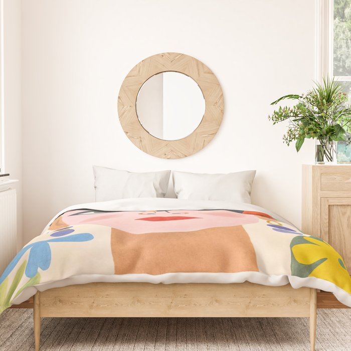 Garden Girl Summer Beauty Duvet Cover Gallery Image 3