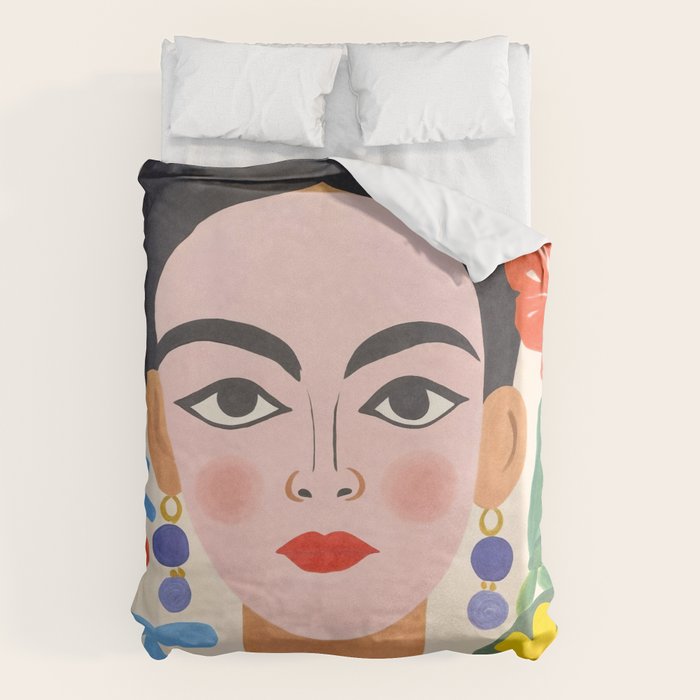 Garden Girl Summer Beauty Duvet Cover Gallery Image 1