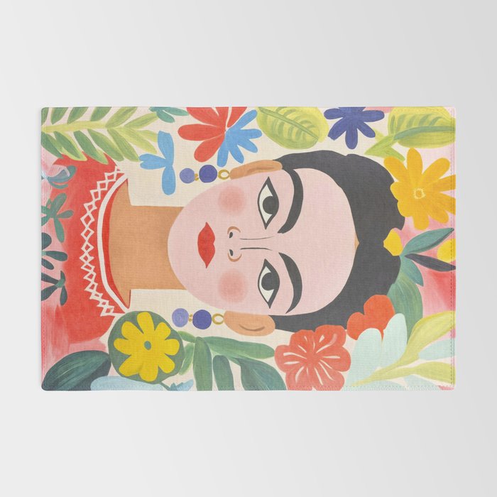 Garden Girl Summer Beauty Rug Gallery Image 2