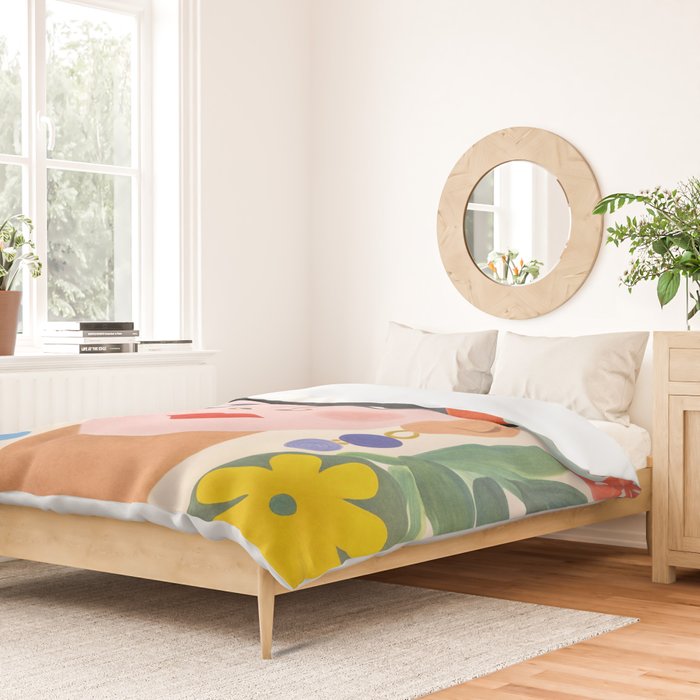 Garden Girl Summer Beauty Duvet Cover Gallery Image 2
