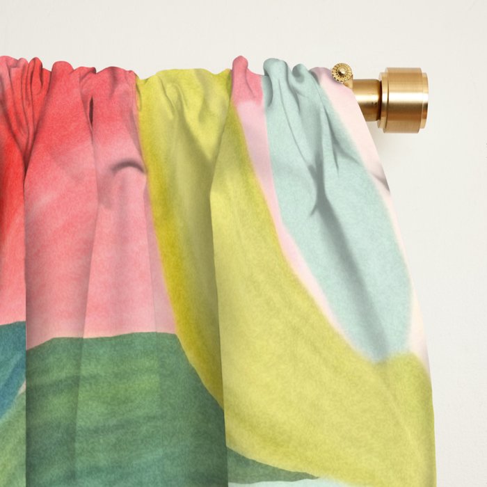 Garden Girl Summer Beauty Window Curtain Gallery Image 2