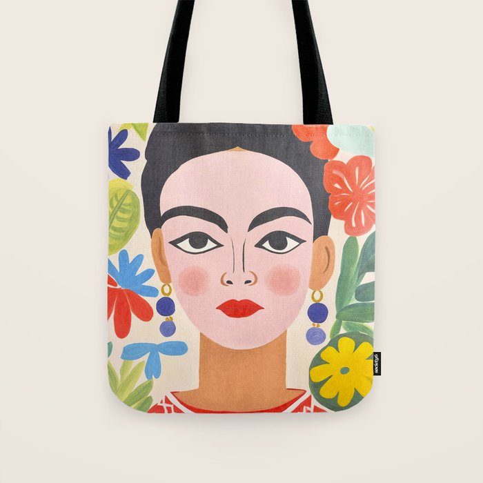 Garden Girl Summer Beauty Tote Bag Gallery Image 1