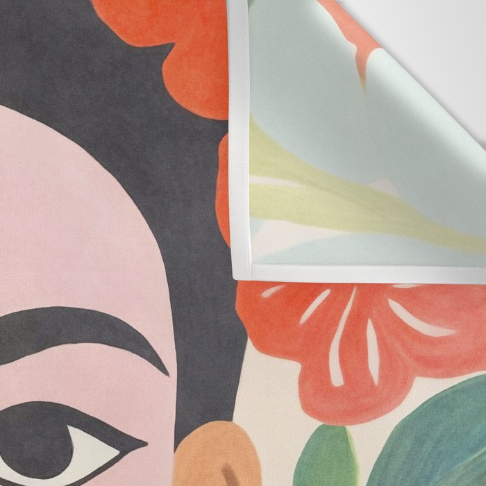 Garden Girl Summer Beauty Wall Tapestry Gallery Image 3