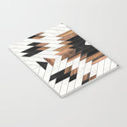 Urban Tribal Pattern No.5 - Aztec - Concrete and Wood Notebook Gallery Image 3
