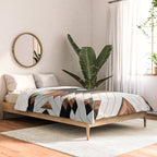 Urban Tribal Pattern No.5 - Aztec - Concrete and Wood Comforter Gallery Image 2