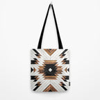 Urban Tribal Pattern No.5 - Aztec - Concrete and Wood Tote Bag Gallery Image 2
