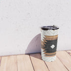 Urban Tribal Pattern No.5 - Aztec - Concrete and Wood Travel Mug Gallery Image 4